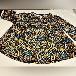 Sami & Jo Multicolor Patterned Blouse